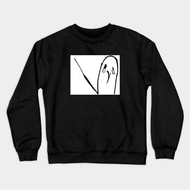 Oyasumi Punpun Hi Crewneck Sweatshirt by hole